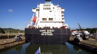 Panama Canal Part 2 | Crossing through second step of Miraflores Locks | Panama 🇵🇦