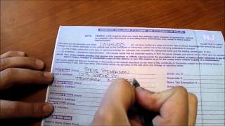 How to fill out a title for new jersey car, truck, van or motorcycle.
this video is help buyers and sellers of cars in understand corr...