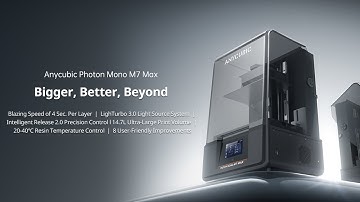 Anycubic Photon Mono M7 MAX Review - Newly Released 3D Printer ©@J3DTech