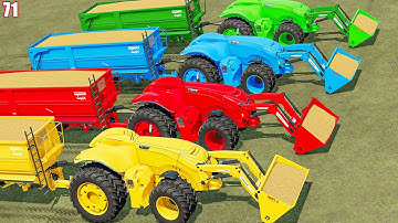 LOADER OF COLORS ! CORN LOADING & SELLING with AUTONOMOUS CASE TRACTORS! FS22