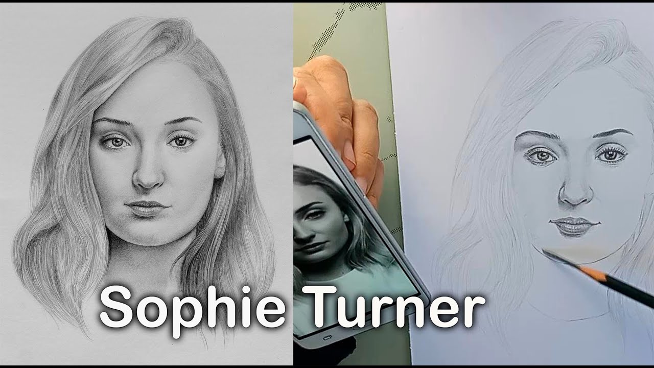 Drawing Sophie Turner
