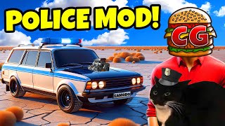 My Cats and I Are Now Police Officers in The Long Drive Mods!