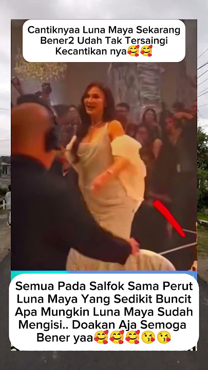 fokus ke perut luna maya yang terlihat sedikit buncit😱#lunamaya#maximebouttier#shortvideo#shorts