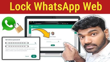 How to Lock on WhatsApp Web in Laptop | WhatsApp Web Me Password Kaise Lagaye