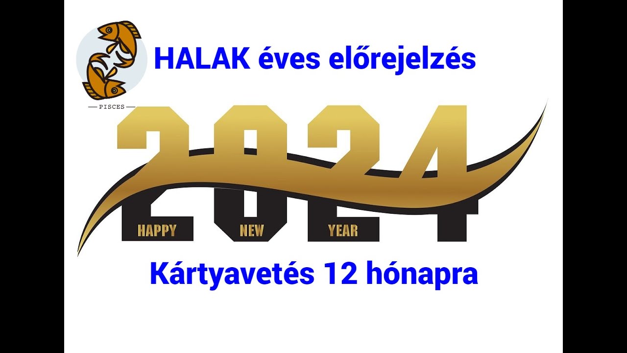 HALAK 2024.évi kártyajóslás12 hónapra#jóslás#tarot #2024#halak #kártyajóslás#csillagjegy🤩