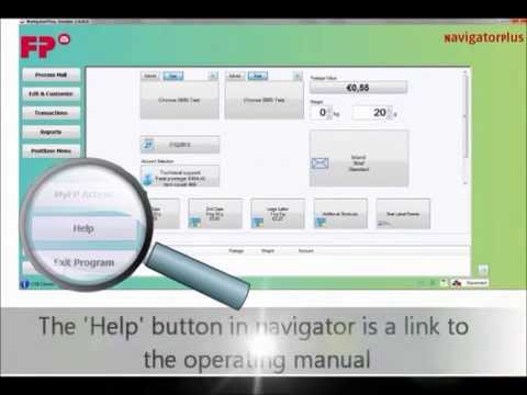 Navigator Plus postage software install from FP Mailing.
