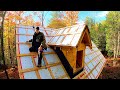 Insulating on TOP of the Cabin Roof...but why? / Log Cabin Update- Ep 13.15