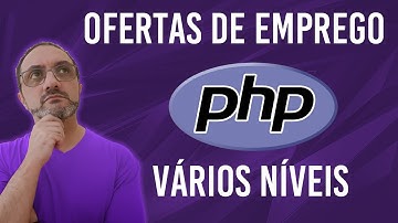 OFERTAS de EMPREGO | PHP Junior Senior