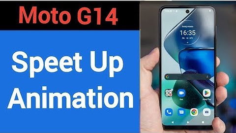 How to speet up animation, Moto G14 animation speed kaise increase karen