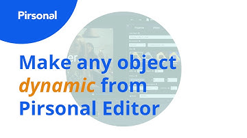 Make Any Existing Object Dynamic From Pirsonal Editor - Personalized Video  Software by Pirsonal