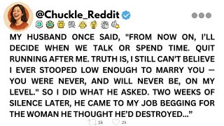 [FULL STORY]MY HUSBAND ONCE SAID, "FROM NOW ON, I’LL DECIDE WHEN WE TALK...!