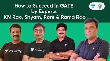 How to Succeed in GATE by Experts || KN Rao, Shyam, Ram & Rama Rao