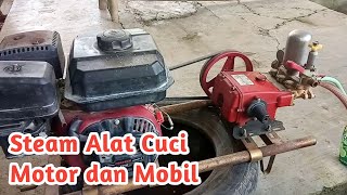 Duet Mesin Pencuci Motor Daiho GX160 Plus Power Sprayer Sanchin SCN-30. 