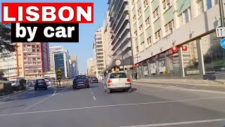 Driving in Lisbon footage and music