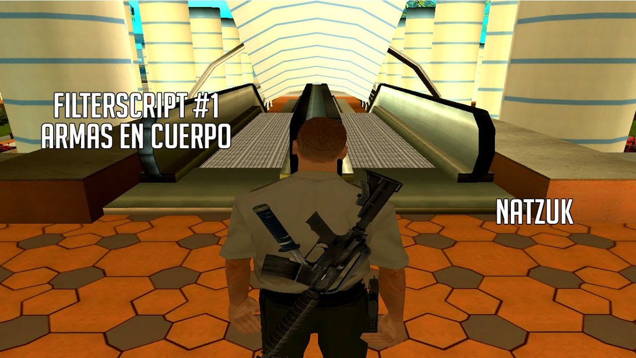 [SA-MP] Filterscript - Armas en cuerpo [#1] - YouTube