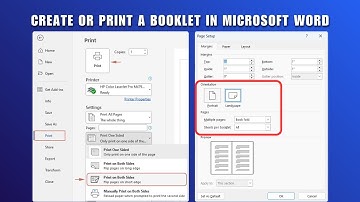 Een boekje afdrukken in Word 2026 - Een boekje maken in Microsoft Word 2026