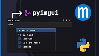 Pythonizing Imgui (feat. Cython) and contributing to open source.