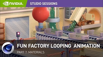 Creating a Fun Factory Looping Animation w/ Perry Cooper | Part 7: Materials