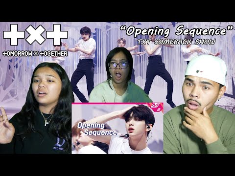 TXT "Opening Sequence" REACTION | Taehyun with the vocals!