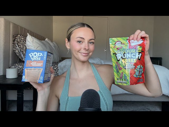 ASMR On All My Snacks 🍿🧁🍫