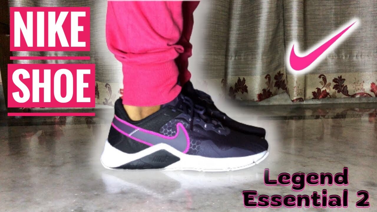 NIKE Legend Essential 2 Shoes For Women (Black)|| NIKE SHOES FOR WOMEN || #nikewomen #nikeshoe #nike