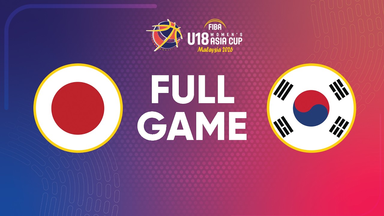 Semi-Finals | Japan v Korea | Full Basketball Game | FIBA U18 Women’s Asia Cup 2026 Division A