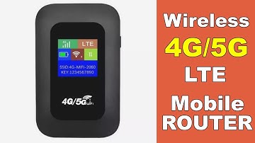 Mobile WIFI 4G/5G LTE Router