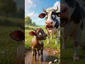 Naughty Calf | Tiny Tots Network #kidsanimation #positivekids #goodhabitsforkids #kidslearning #cow