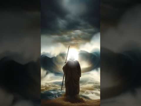 ٢ معجزة الله في شق البحر لسيدنا موسى عليه السلام شق البحر سيدنا موسى النبي النبي موسى