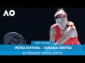 Petra Kvitova v Sorana Cirstea Extended Highlights (1R) | Australian Open 2022