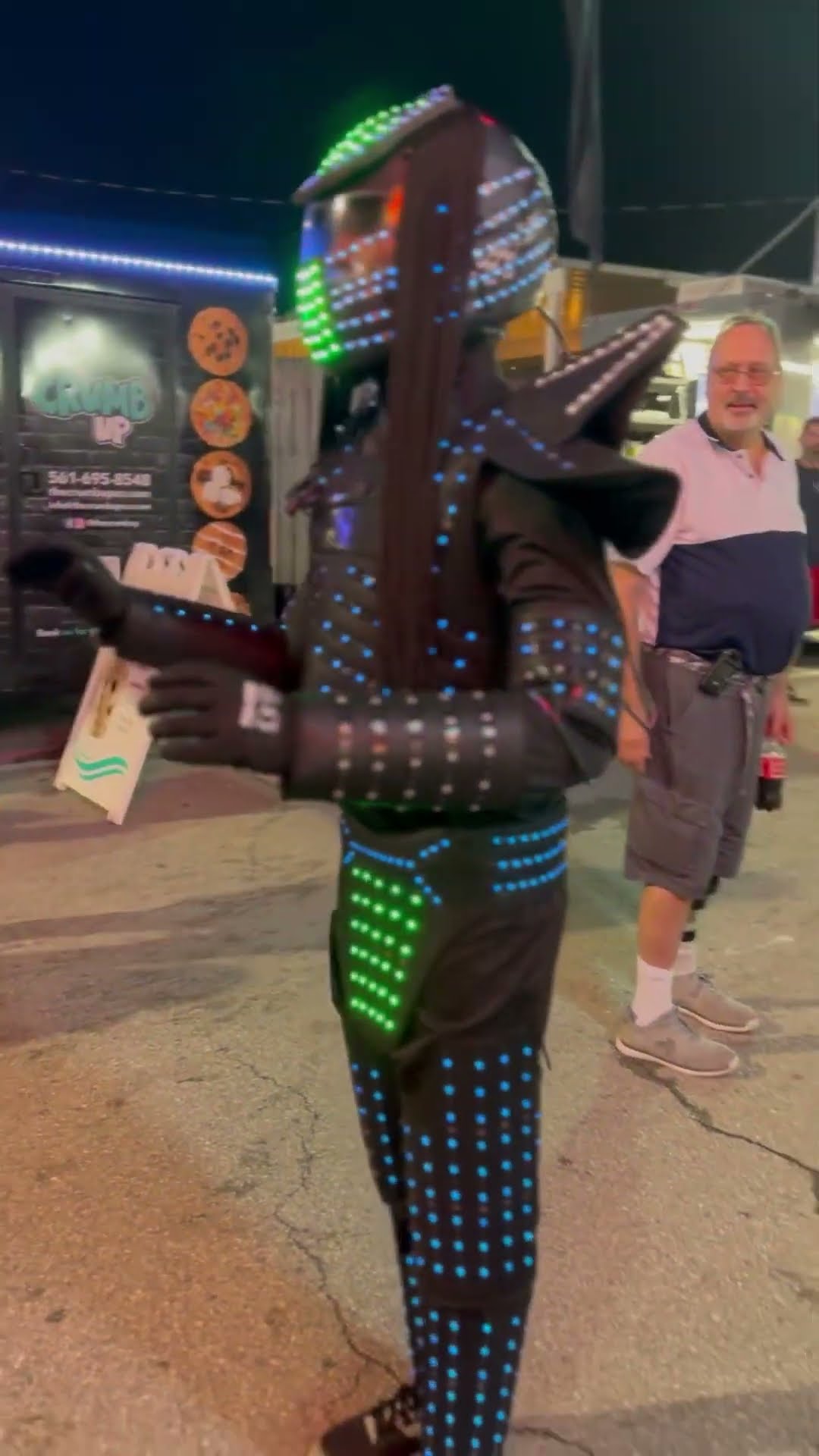 Man Dances in Light-Up Robot Costume || ViralHog