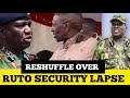 BREAKING !!! TOP Security Officers transferred over Security lapse at Ruto's function 