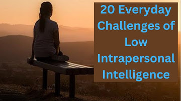 DMIT Test Counselling: 20 Everyday Challenges of Low Intrapersonal Intelligence.