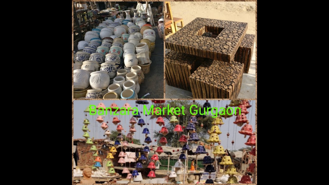 Banjara Market Gurgaon flea market for home decor and furniture