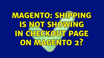 Magento: Shipping is not showing in checkout page on magento 2?