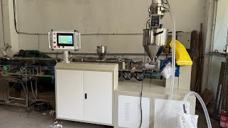 JY01-2 PLA/PHA Two Color Straw  Extrusion Machine  