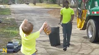 Garbageman Becomes Kid's Hero