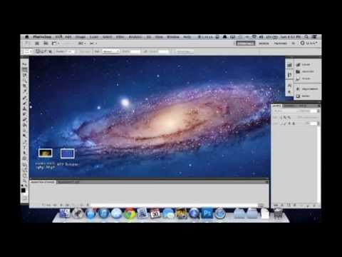 How to Add a GIF to a Still Image - Photoshop CS Tutorial (Mac)