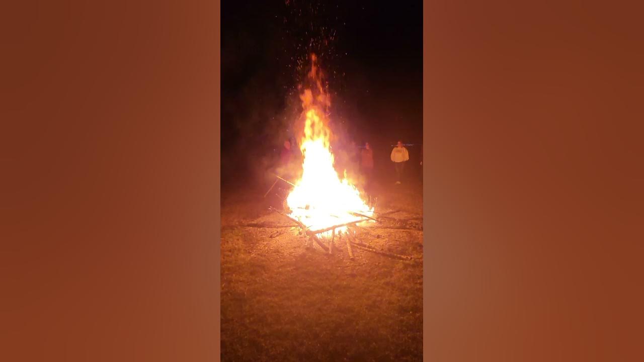 Annual Christmas Tree Burn on New Years Eve 10pm YouTube