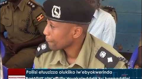 Poliisi etuuzizza olukiiko lw'ebyokwerinda