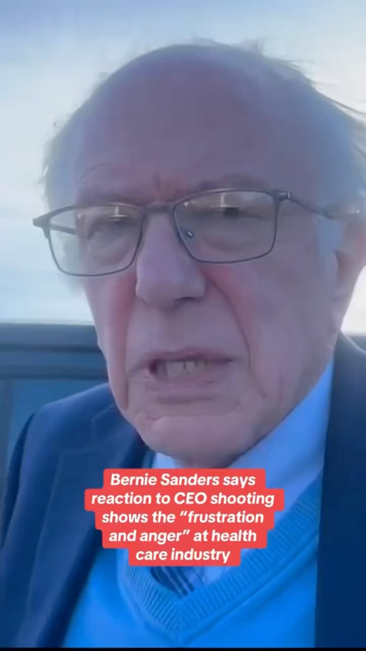 Sen. Bernie Sanders on United Healthcare CEO’s murder #shorts