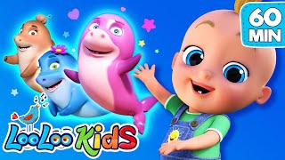 baby shark 1 hour looloo kids collection with dance and fun nursery rhymes and kids songs