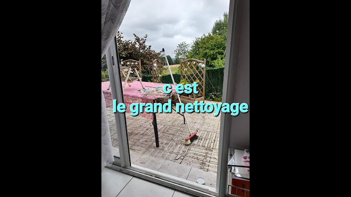 je nettoie ma terrasse terrasse