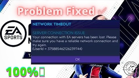 Network error Fixed ✅.100% working..Disaster Gaming YT..Fifa mobile 21.
