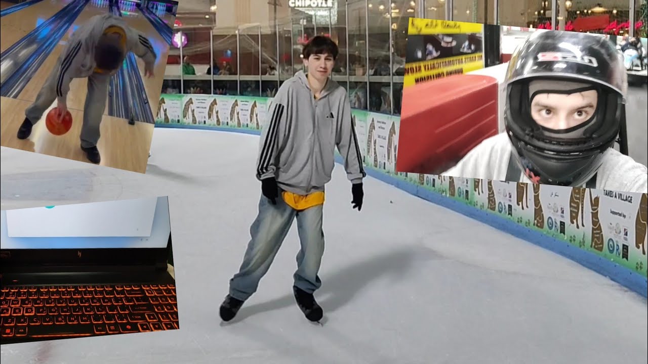 бызда шуу Катарда🤯🤯🤯 картинг, боулинг һәм яңа laptop