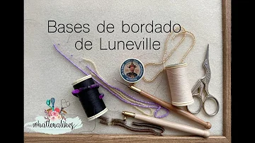 Como fazer o bordado luneville?
