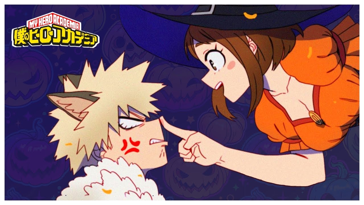 Class 1-A's Halloween Party | My Hero Academia Comic Dub [Kacchako]