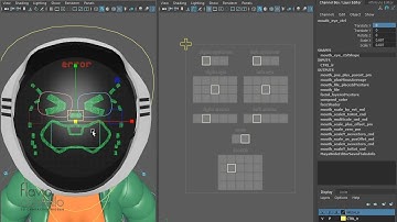 BunnyFighter - 2D facial rig in Maya
