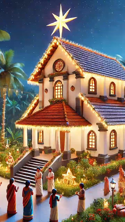 ആരോമൽ ഉണ്ണി പിറന്നല്ലോ | Christmas Song #christmassongs #ai #aianimation #christmascarol #carol