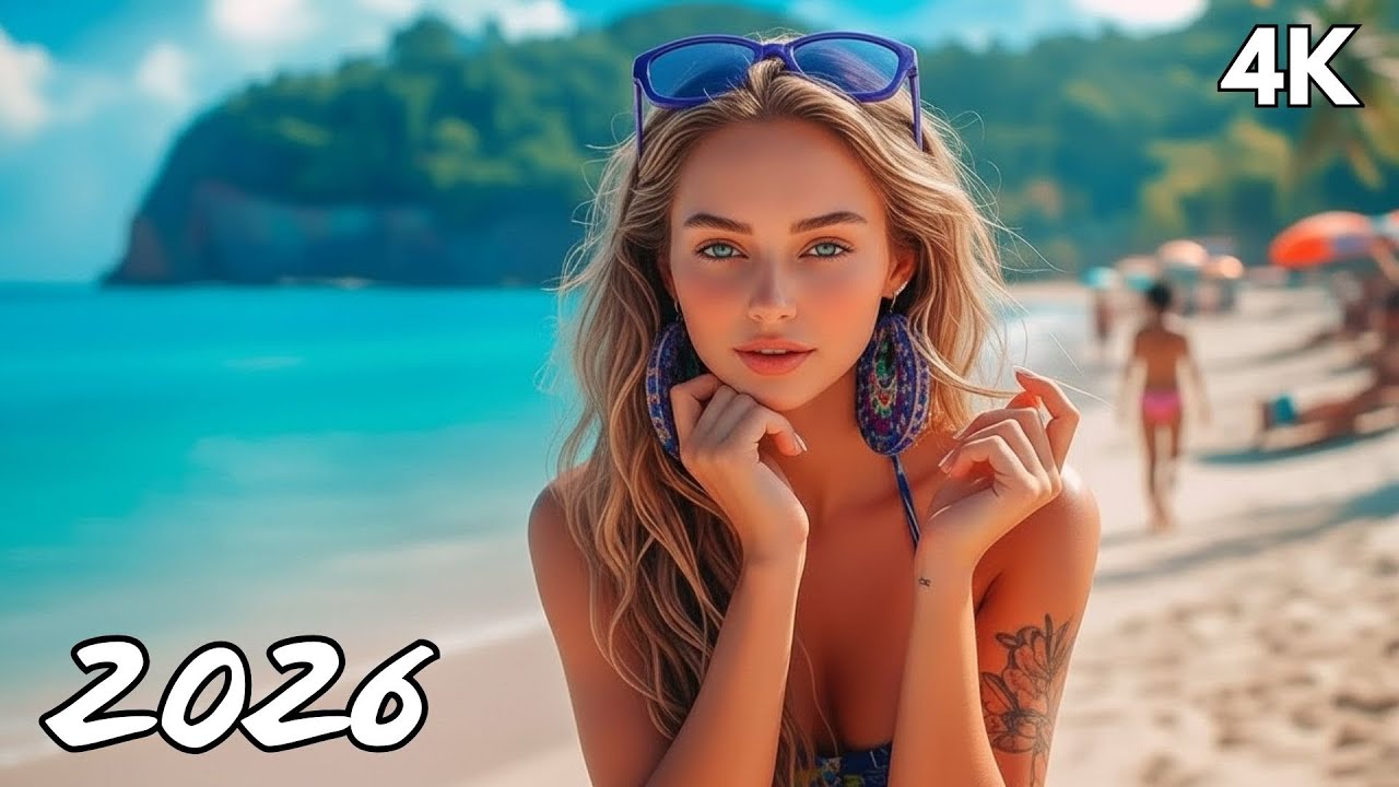 Tropical Calm Journey 🌊 Chill House Mix 4K UHD 2026 | Calm Relaxing